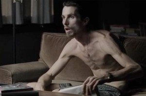 Create meme: anorexia, body transformation, Christian bale