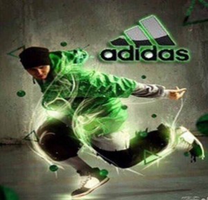 Создать мем: человек, adidas, танцует матвей