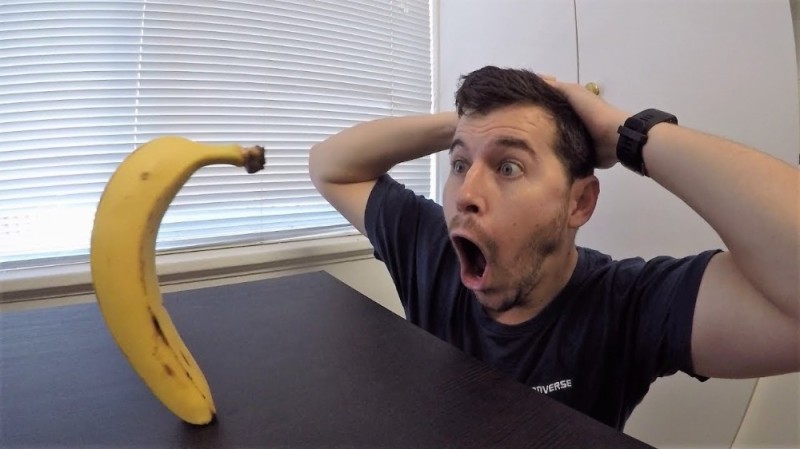 Create meme: banana meme , banana , man with a banana