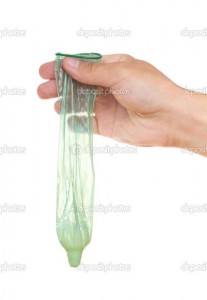 Создать мем: condom, использованный презик в руках, презики с водой