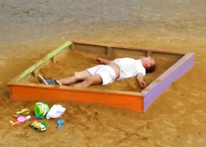 Create meme: sandbox , adults in a sandbox, children's sandbox