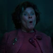 Create meme: charity Umbridge, Dolores Umbridge shouts, GIF Dolores Umbridge Harry Potter