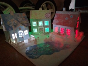 Create meme: houses lamps from felt, maket, the house felt