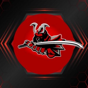 Создать мем: логотип игровой, ниндзя самурай, mascot logo