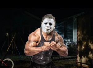 Create meme: Michael Myers mask