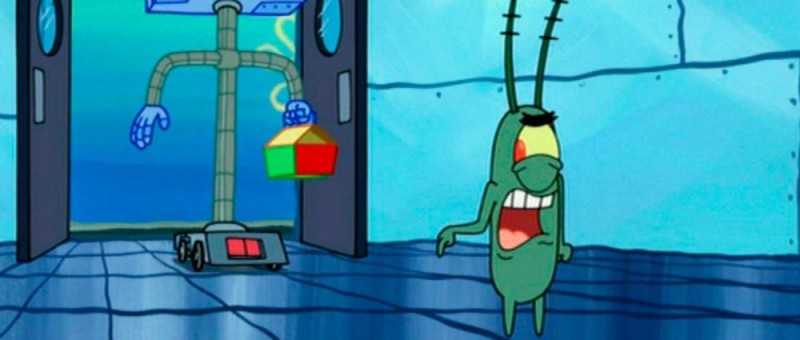 Создать мем: планктон из спанч, планктон из спанч боба, губка боб планктон