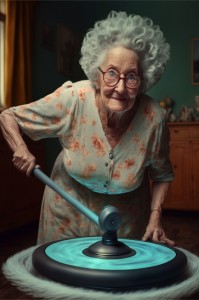 Создать мем: пожилая женщина, смешные старушки, бабуля