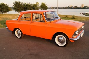 Create meme: Moskvich 412, Moskvich 412 orange