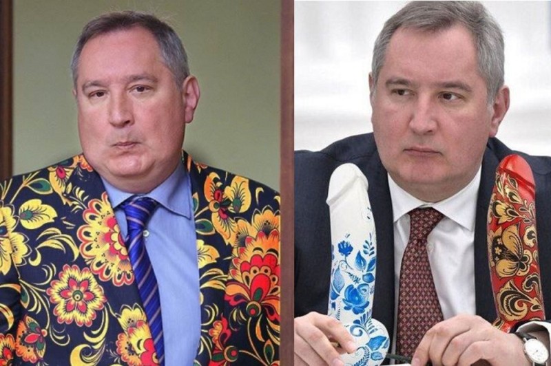 Create meme: Dmitry Rogozin , roscosmos rogozin, rogozin gzhel