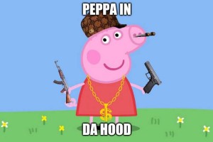 Create meme: peppa pig