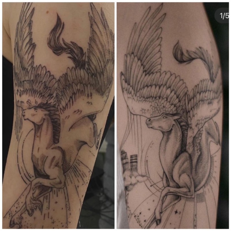 Create meme: griffin tattoo, tattoo , ideas for tattoos