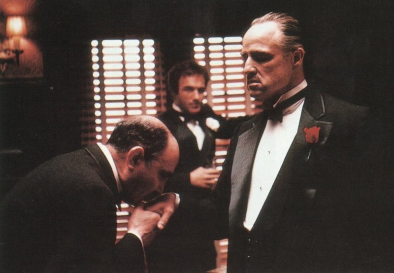 Create meme: godfather , don Corleone memes, don Corleone kissed his hand