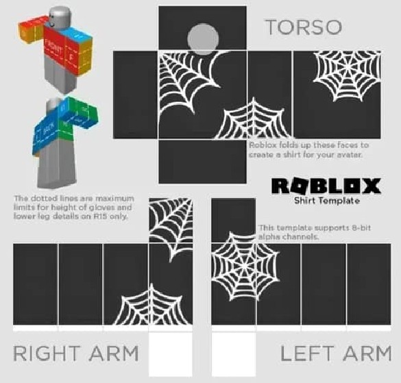 Создать мем: roblox shirt, roblox template, макет для одежды в роблокс