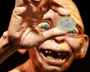 Создать мем: моя прелесть кто говорил, кольцо, gollum