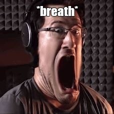 Create meme: Markiplier attacked the camera, at this moment he knew, Mark Edward voice acting
