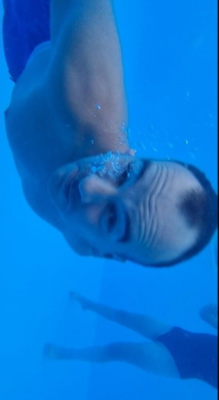 Create meme: people , under water, freediving