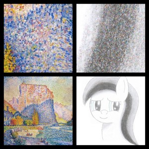 Create meme: Georges Seurat, Paul Signac, pointillism