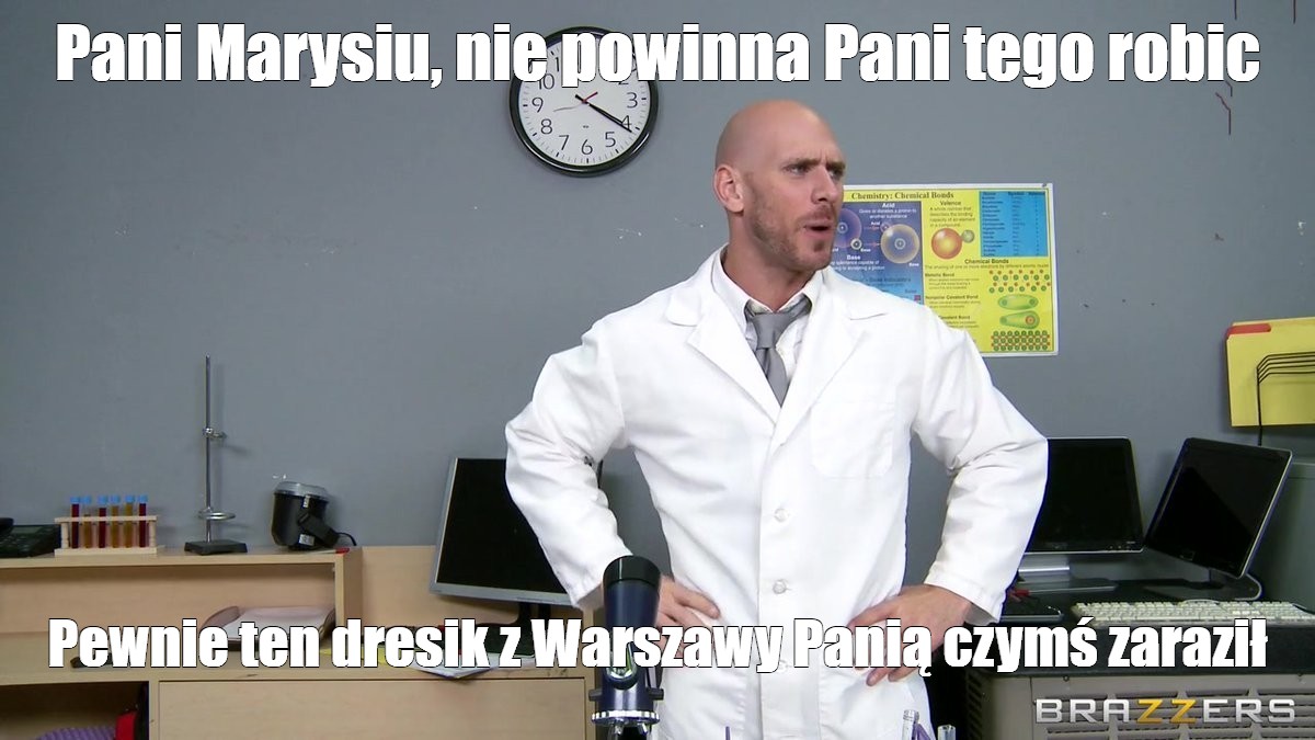 Share in Facebook. #johnny sins doctor meme. #bald of brothers in a white c...