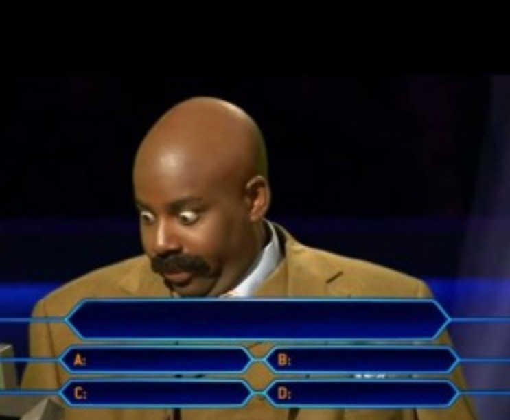 Create meme: screen , who wants to be a millionaire game, millionaire meme