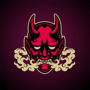 Create meme: Chania logo, cool logos, Japanese demon masks