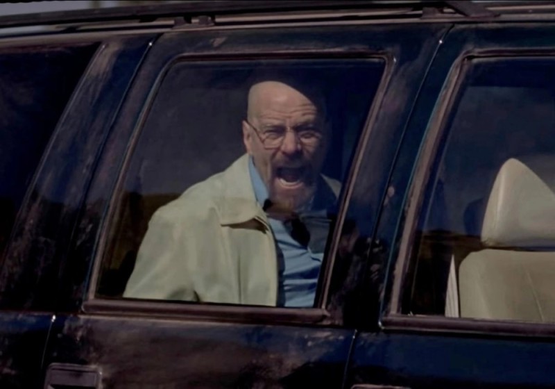 Create meme: breaking bad , Walter white , Johnny they're in the trees