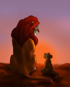 Create meme: mufasa and simba, pictures the lion king Keon, Simba and kovu