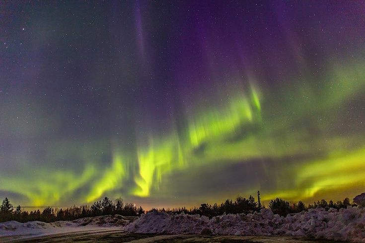 Create meme: northern lights, polar lights, aurora borealis
