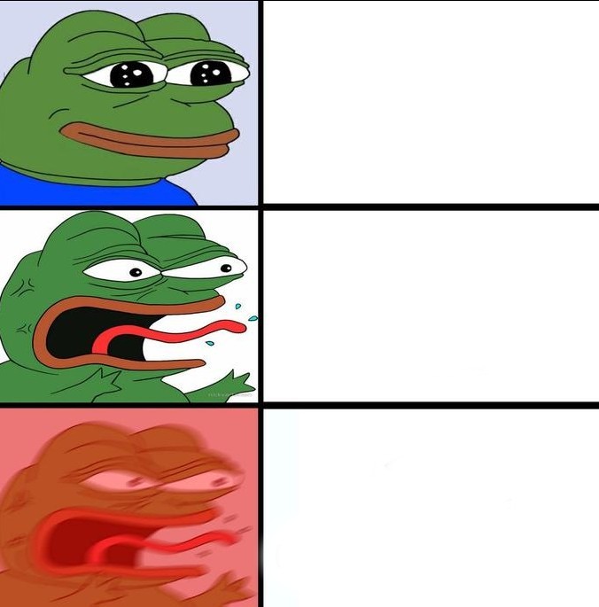 Create meme: Pepe the frog meme, evil frog Pepe, Pepe the frog is furious