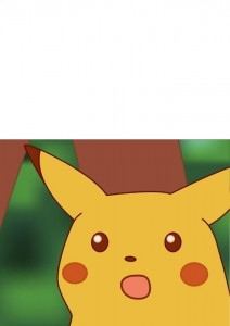 Create meme: surprised Pikachu meme, Pikachu meme, Pikachu