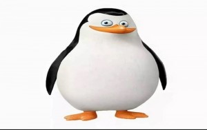 Create meme: cartoon, penguin