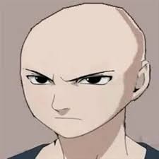 Create meme: bald payne, Naruto season 1 episode 201, anime bald