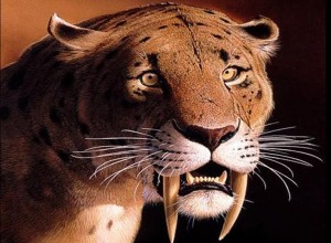 Создать мем: саблезубые кошки, саблезубый тигр смилодон, разъяренный лев фото