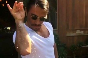 Create meme: meme chef salts, chef salts, cook salt bae