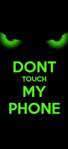 Create meme: live dont touch my phone.live, dont touch, don't touch my phone on the green