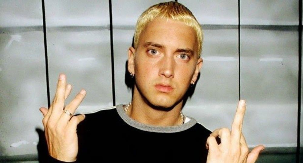 Eminem's Blonde Hair in 2015: The Blonde and Black Combo - wide 8
