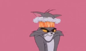 Create meme: anger, Tom and Jerry, gif