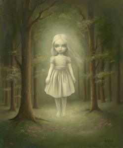 Create meme: mark Ryden a horror poem, Ghost girl, mark Ryden tree show
