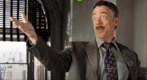 Create meme: J. Jonah jameson laughs, J. Jonah jameson