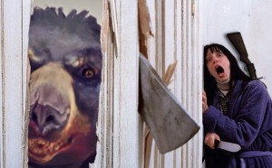 Create meme: axe, with an axe, the shining