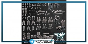 Создать мем: warhammer миниатюры, anvil squad, gumroad – spaceship kit