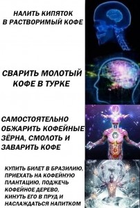 Создать мем: мем светящийся мозг