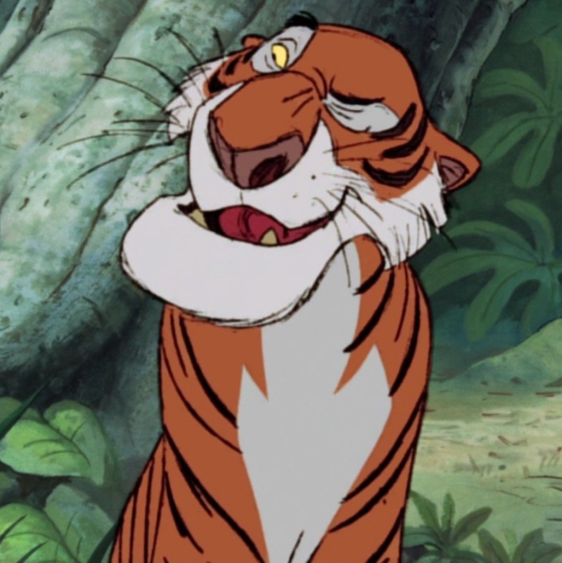 Create meme: the jungle book , Sherkhan of Mowgli, sherkhan the tiger