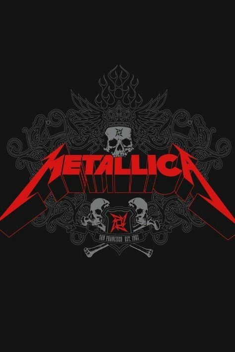 Создать мем: metallica логотип группы, обложка в стиле металлики, металлика постер