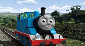 Create meme: Thomas and his friends, Thomas train, Thomas the tank engine round the picture