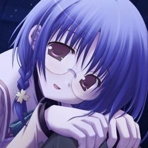 Create meme: yuki chan, anime, purple anime