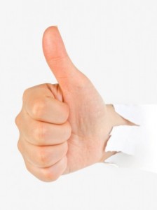 Create meme: isolated, thumbs up, woman hand