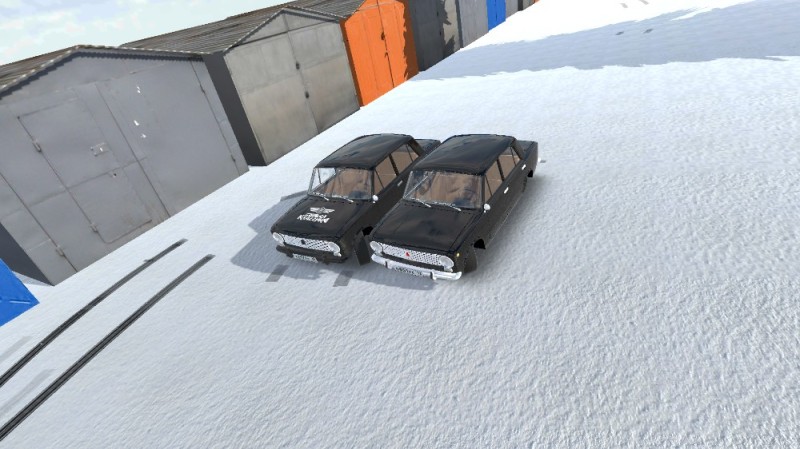 Создать мем: автомобиль, зимний дрифт, lada 2102 winter drift