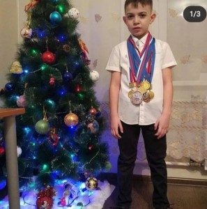 Create meme: sporting achievements, awards, boy