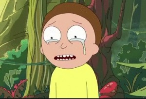 Create meme: Rick and Morty, season 3, Rick and Morty, Rick cries, Rick and Morty