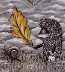 Create meme: the picture of the hedgehog in the fog, hedgehog in the fog drawing pencil, hedgehog in the fog picture